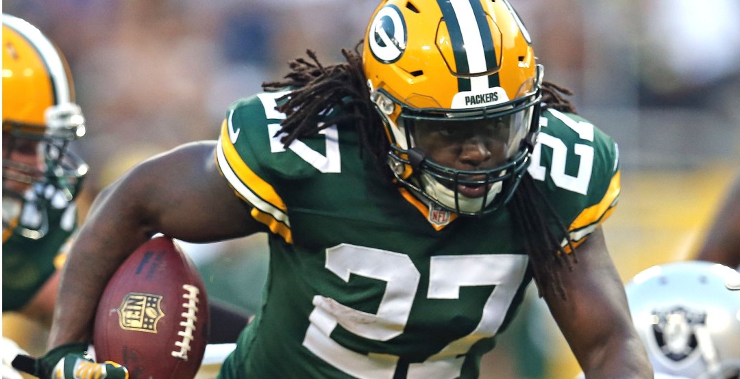Green Bay Packers – Dallas Cowboys (Eddy Lacy futott yardjai: 64,5 felett) 1,76