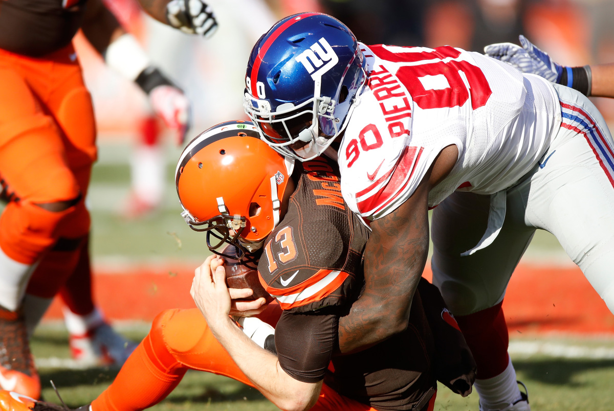 Cleveland Browns-New York Giants (Összesített pontok 45,5 alatt) 1,90