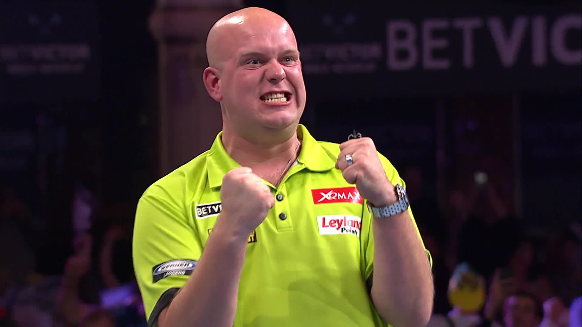 van Gerwen – Reyes (van Gerwen 180-as dobásai: 7,5 felett) 2,00