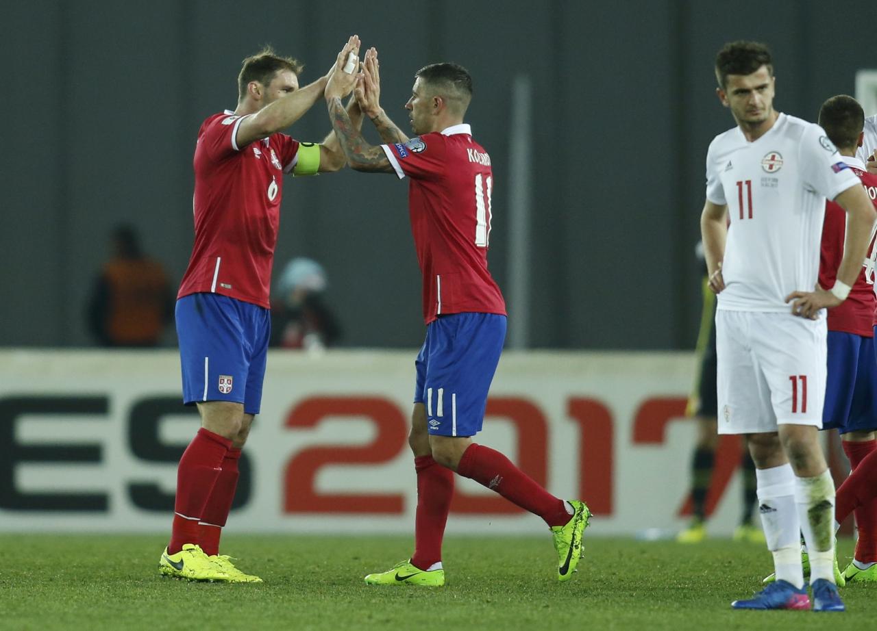 Szerbia – Grúzia (szögletek – 2 esélyes: 9,5 felett) 1,8