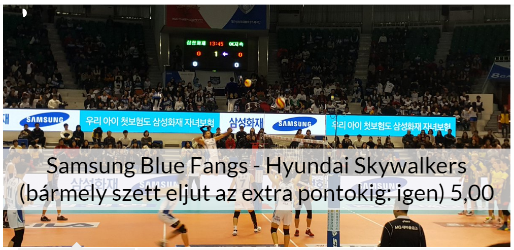 Ismét 5,00 -ös szorzót fogtunk! Tovább tart a nyerő szériánk! :)