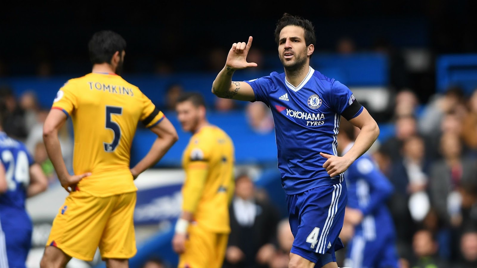 Chelsea – Crystal Palace (mindkét csapat szerez gólt) 2,1