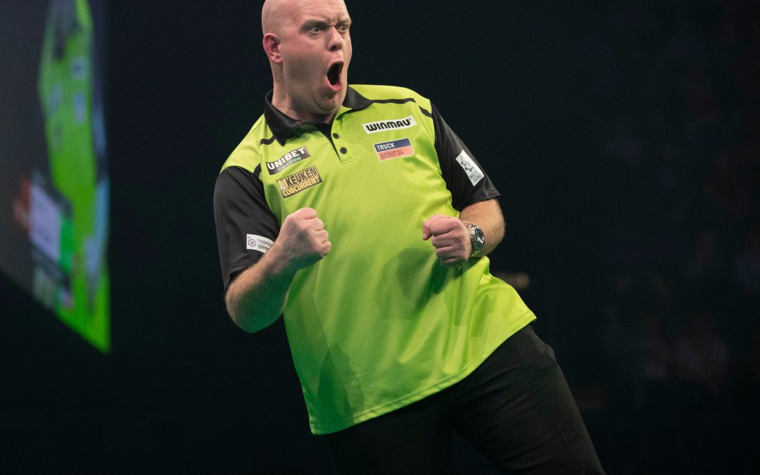 van Gerwen – Alcinas (pontos eredmény: 4-0) 4,00
