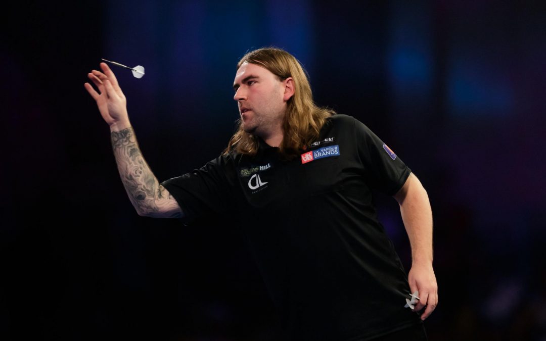 darts VB 2021 (10. nap, délután – a nap legtöbb 180-assal rendelkező játéka: Huybrechts – Searle) 2,50