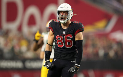 Arizona Cardinals – Seattle Seahawks (Z. Ertz elkapott yardjai: 44,5 felett) 1,90