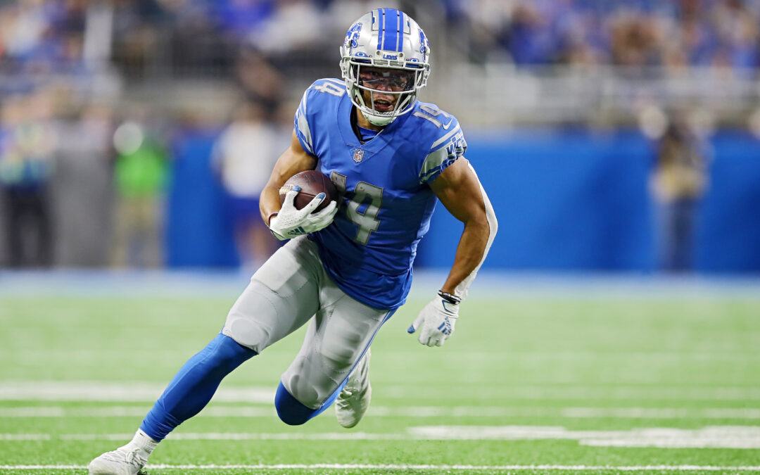Detroit Lions – Jacksonville Jaguars (A. St.Brown bármikor touchdownt szerez) 2.10